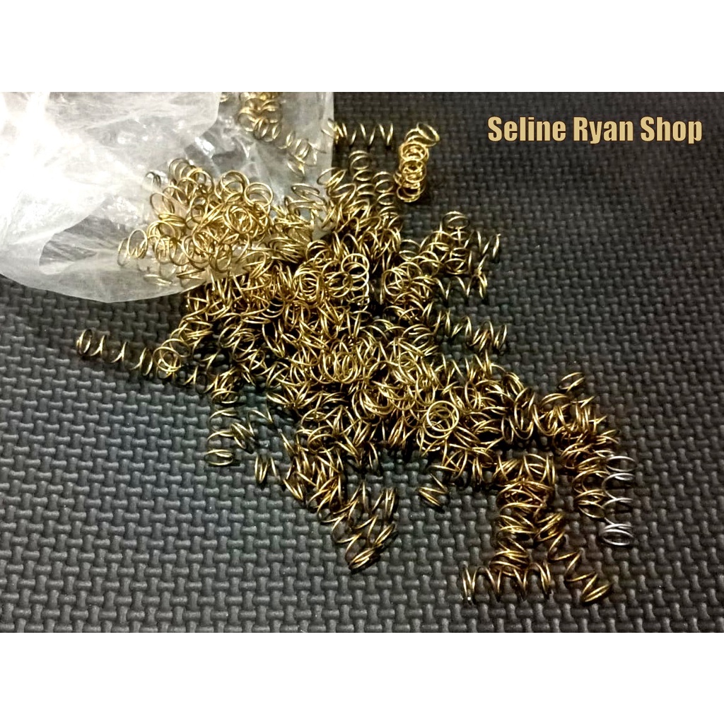 Per Tekan / Kawat Per / Pegas / Spring 2cm Gold Plated