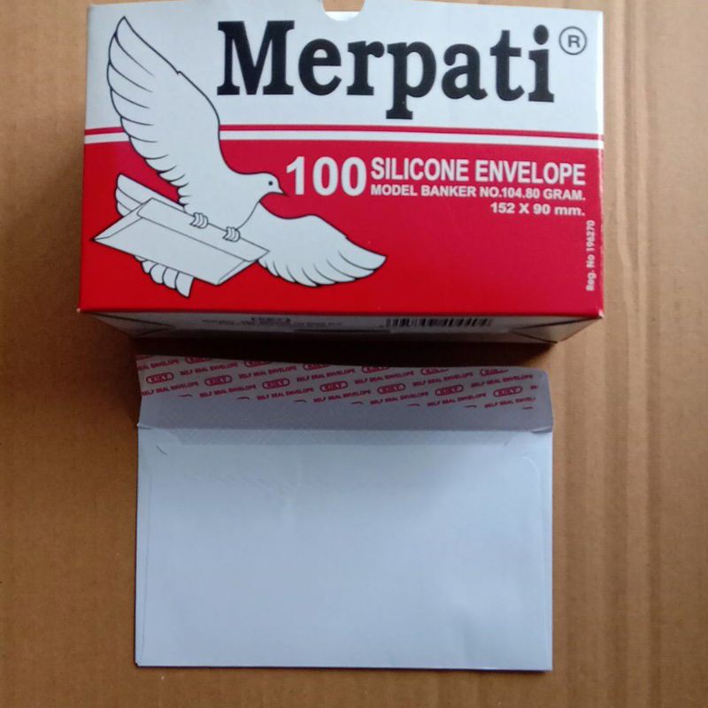 

Amplop Polos Merpati No. 104 80 gram 152 x 90