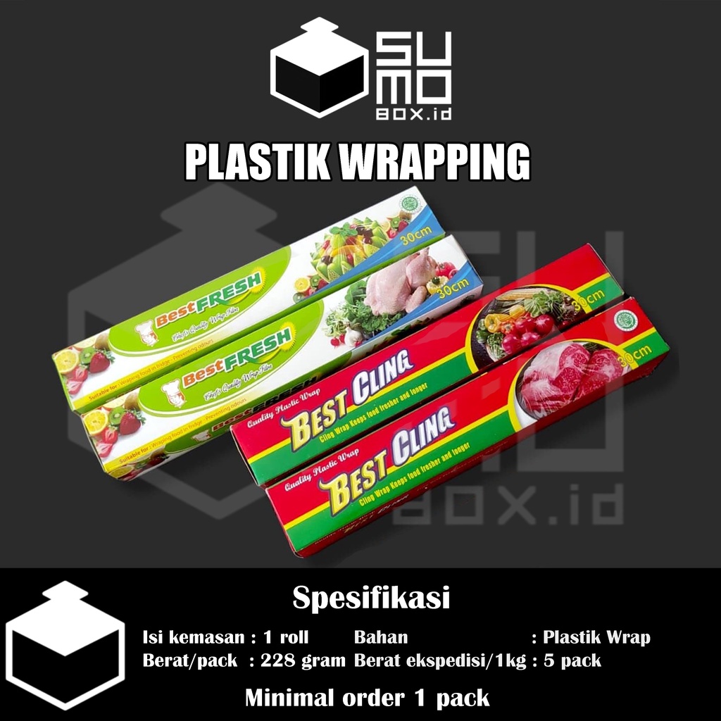 Jual Best Cling Plastic Wrap Plastik Wrapping Cm X Meter Plastik