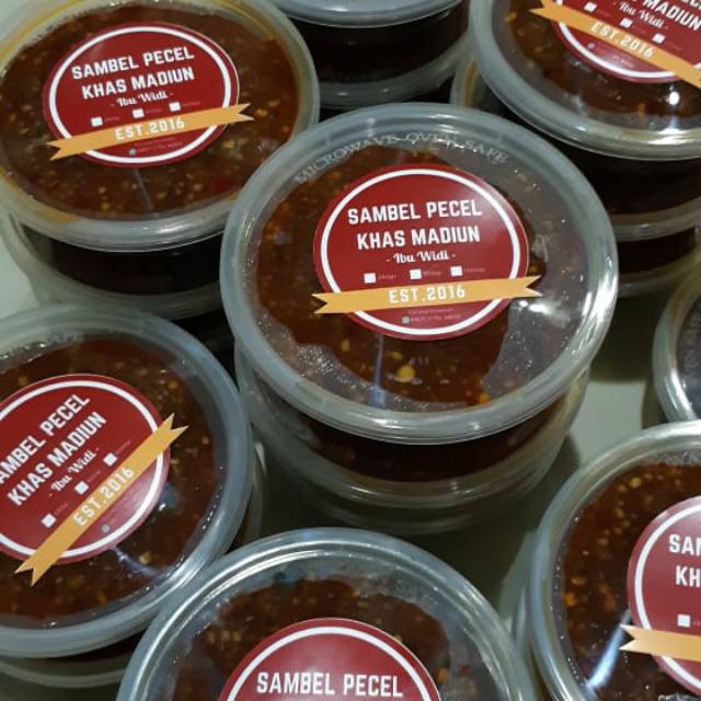 

Sambel Pecel Khas Madiun "Ibu Widi" 400gr