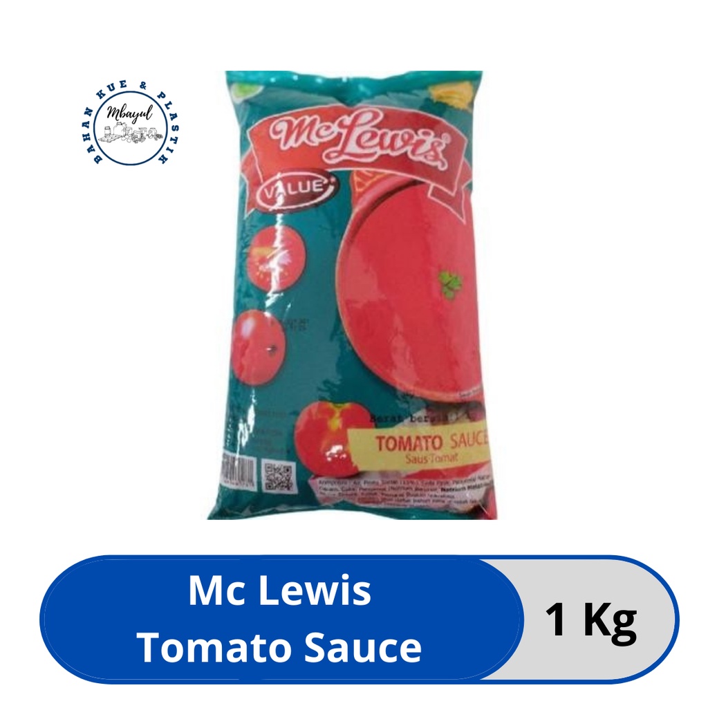 

Mc Lewis Value Tomato Sauce / Saos Tomat 1 Kg