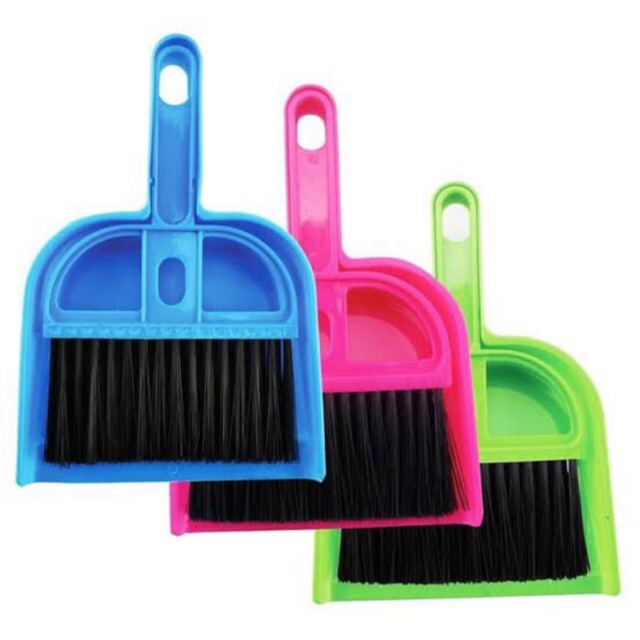 SAPU PENGKI SET MINI / MINI DUSTPAN SET PEMBERSIH MEJA KERJA DASHBOARD KEYBOARD DAN LAINNYA WARNA WARNI