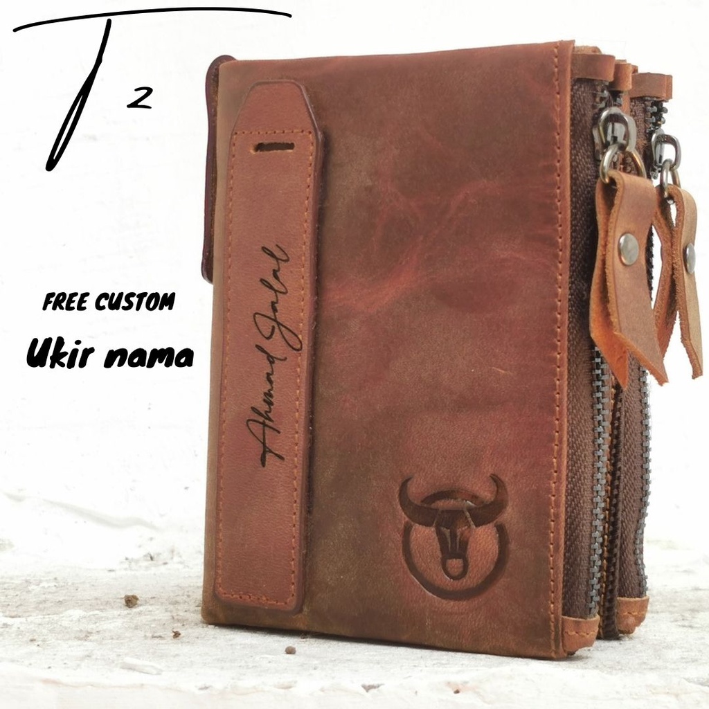 Dompet Kulit Sapi Pendek Bull Captain Import