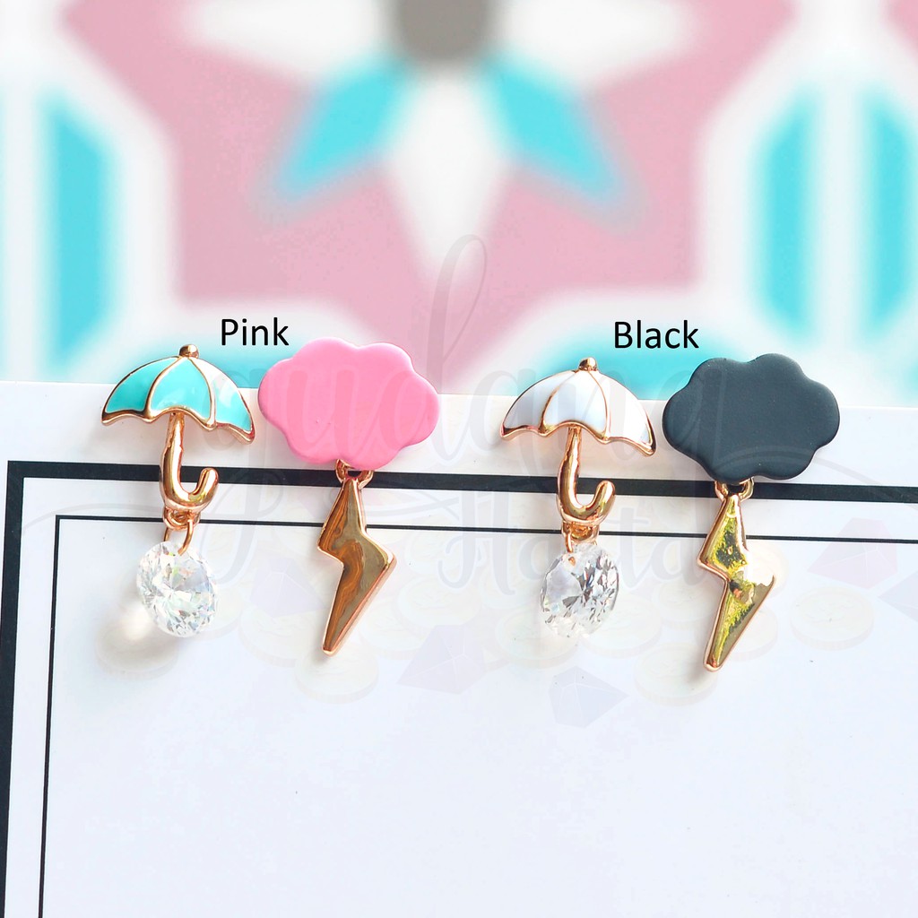 Anting Stud Umbrella and Thunder Payung Petir GH 203608