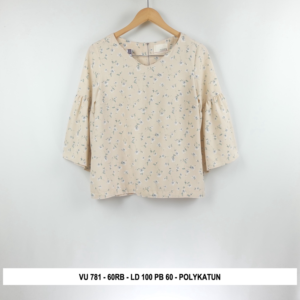 Thrift Blouse Vintage | Kode V3-VU 781