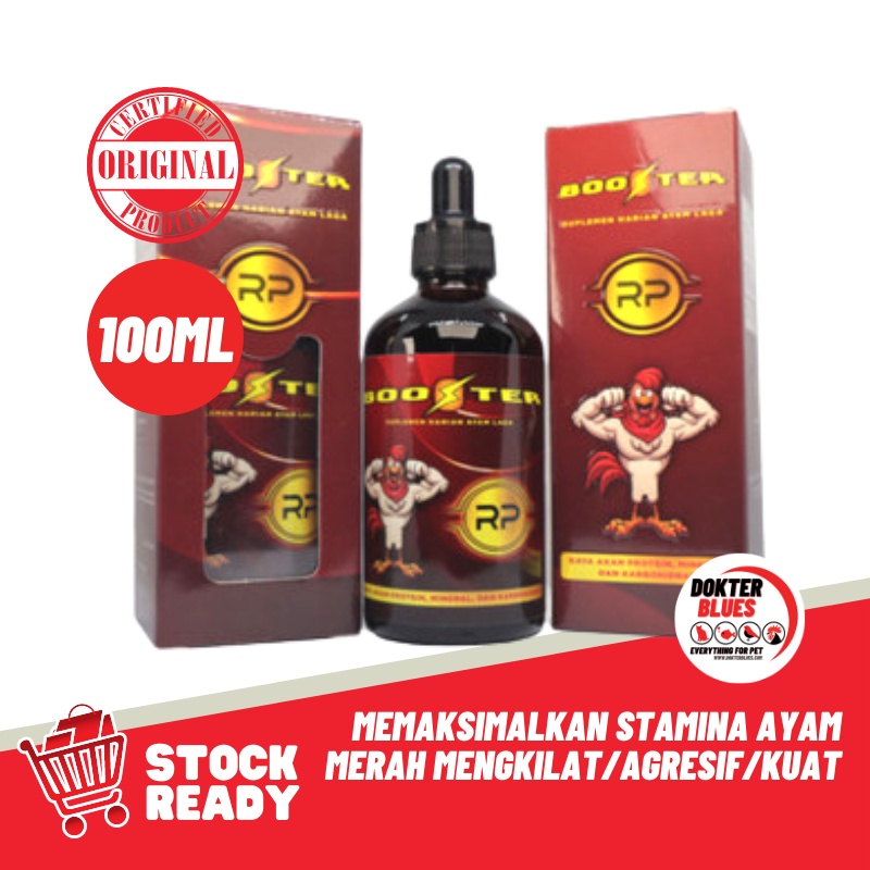 BOOSTER RP SUPLEMEN Besar (100ml) Original Multivitamin Jamu Ayam Juara