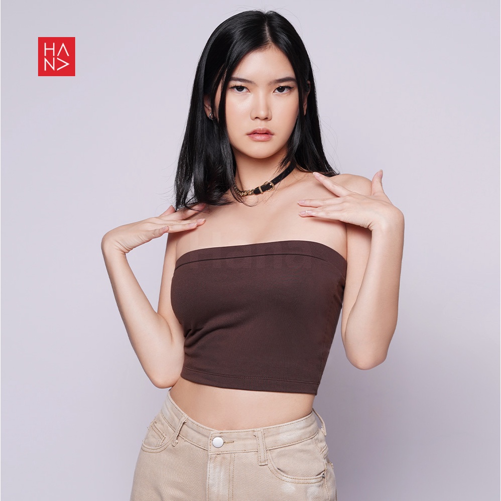 HanaFashion JKT - Marina Tube Bra Crop Top Kemben Pendek Wanita - TT074