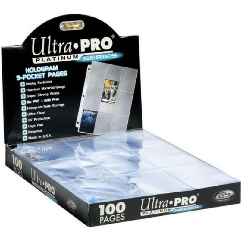 [READY] Sleeve Ultra Pro A4 9p 9-pocket 11holes Platinum MIN 5 LEMBAR (BACA DESKRIPSI)