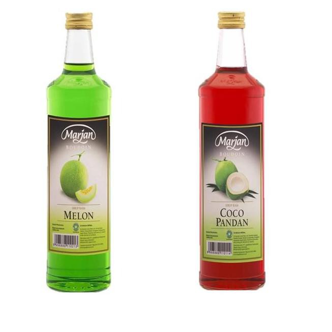 

TERMURAH & TERBAIK Marjan Boudoin Syrup Melon 460ml + Marjan Boudoin Syrup Cocopandan 460ml