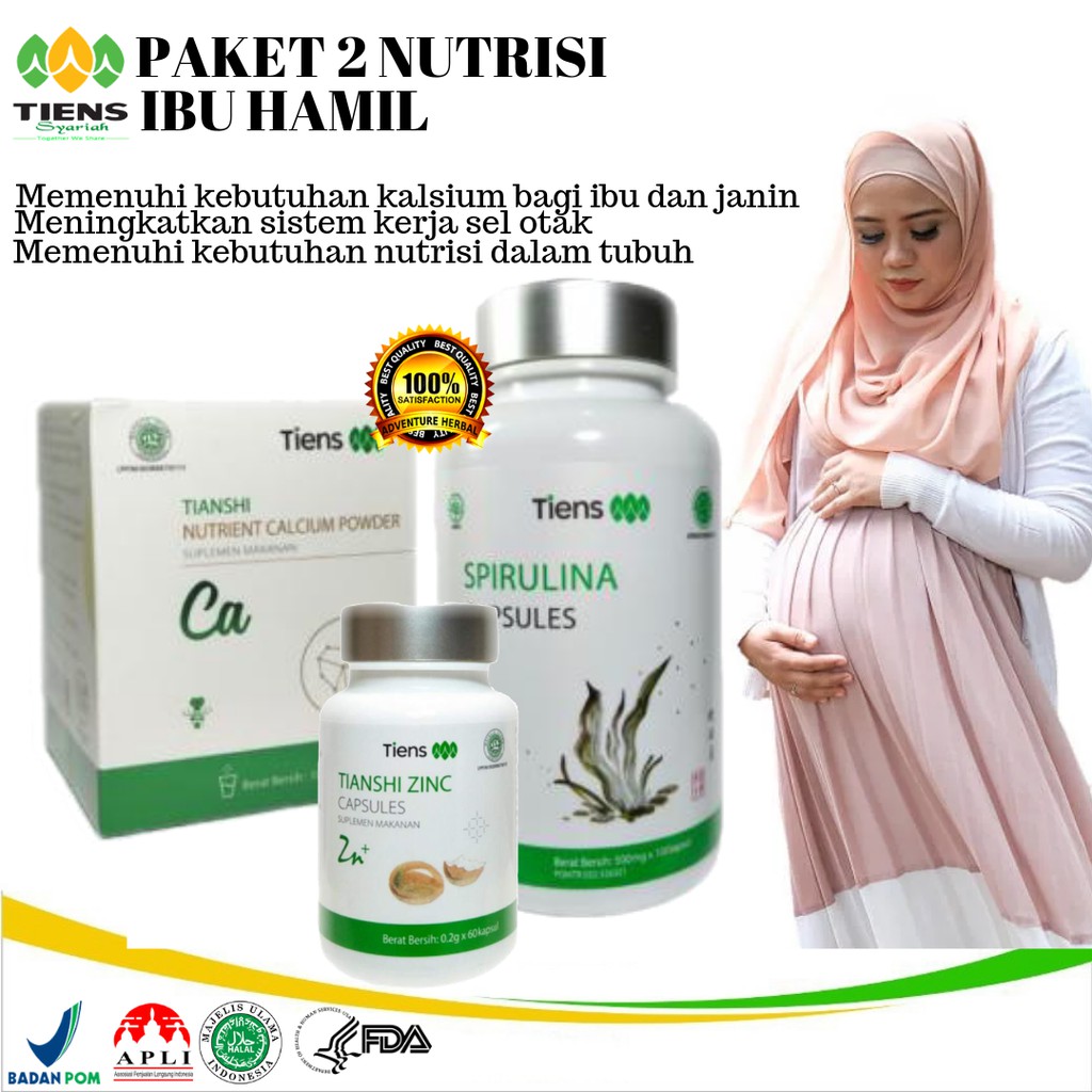 Paket 2 Nutrisi Ibu Hamil Tiens Kesehatan Ibu Hamil Bayi Sehat Indonesia