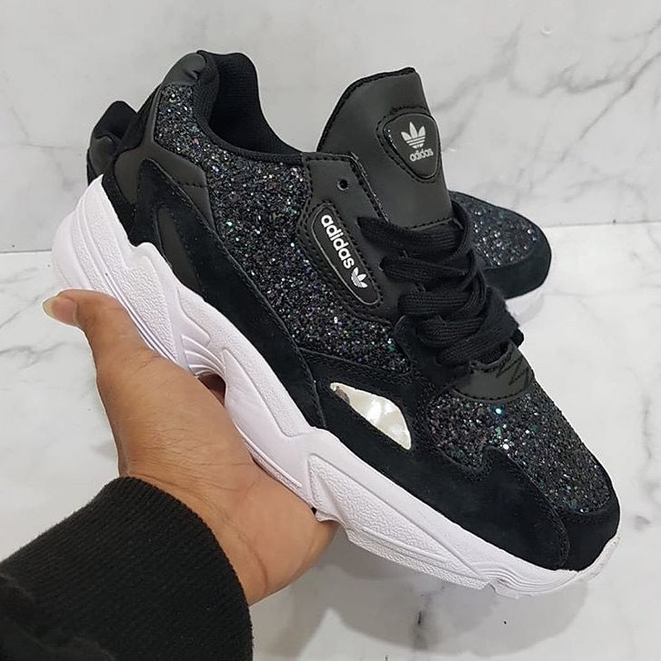 adidas falcon glitter shoes