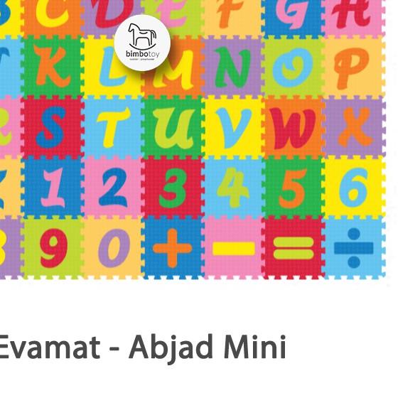 ۩ Bimbozone - Matras Alas Lantai Karpet Puzzle Evamat Unimats - ABJAD MINI ❇
