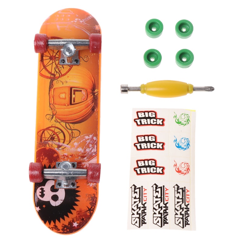 Mary Mainan Papan Jari Gelisah Sensory Fidget Finger Board Untuk w/Stiker Scaled Table Skate Board Party Pr