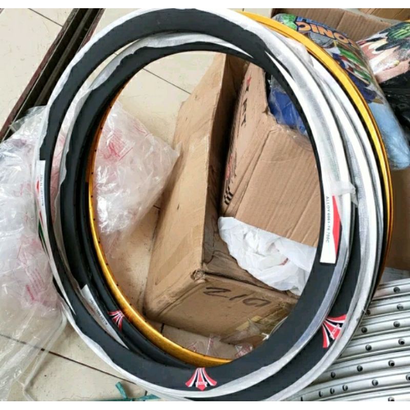 Velg sepeda fixie mtb bmx lespo by entro 700 rims 36H 4 Cm mavic AB