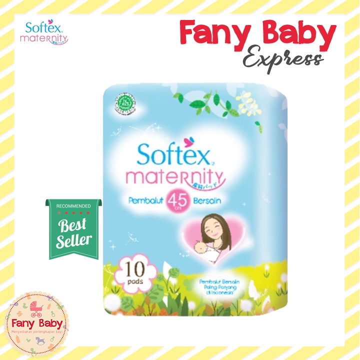 SOFTEX MATERNITY PEMBALUT BERSALIN / 10PCS