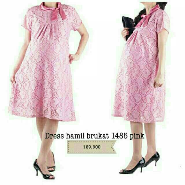 Brokat Hamil Dress Pesta Ibu Hamil Baju Valentine Day Hamil Baju Kerja Ibu Hamil Shopee Indonesia