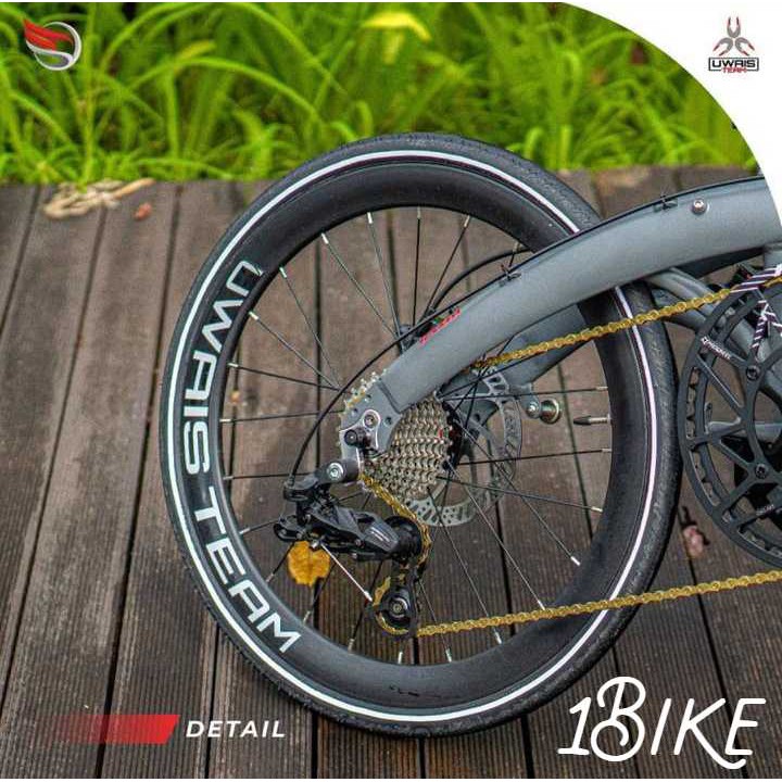 Sepeda  lipat Camp Folding Bike 20 Iko Uwais Snoke 451 10 Speed