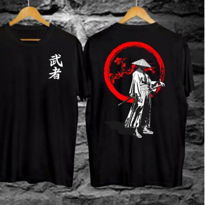KAOS T-SHIRT PRIA LENGAN PENDEK TERBARU / KAOS DESTROY SAMURAI / KAOS DISTRO PRIA / KAOS SAMURAI JEP
