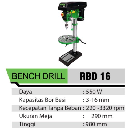 RYU BENCH DRILL RBD 16