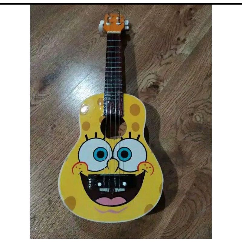 PROMO PAKET UKULELE  UKULELE SENAR 4 KARAKTER // KARTUN MURAH PACKING AMAN &amp; BERGARANSI JIKA RUSAK / GITAR UKULELE  4 SENAR KENTRUNG// GITAR  UKULELE  SENAR 4 NYLON / KENTRUNG SENAR 4 / GITAR LELE SENAR 4 - GARANSI PENGIRIMAN -PACKING  AMAN