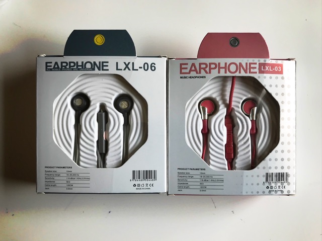 (P) Stereo Earphone Universal Music Headphones LXL