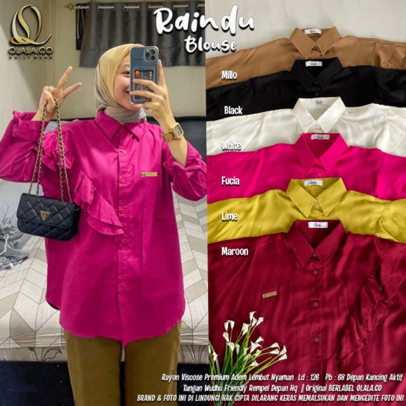 RAINDU BLOUSE ORI OLALA