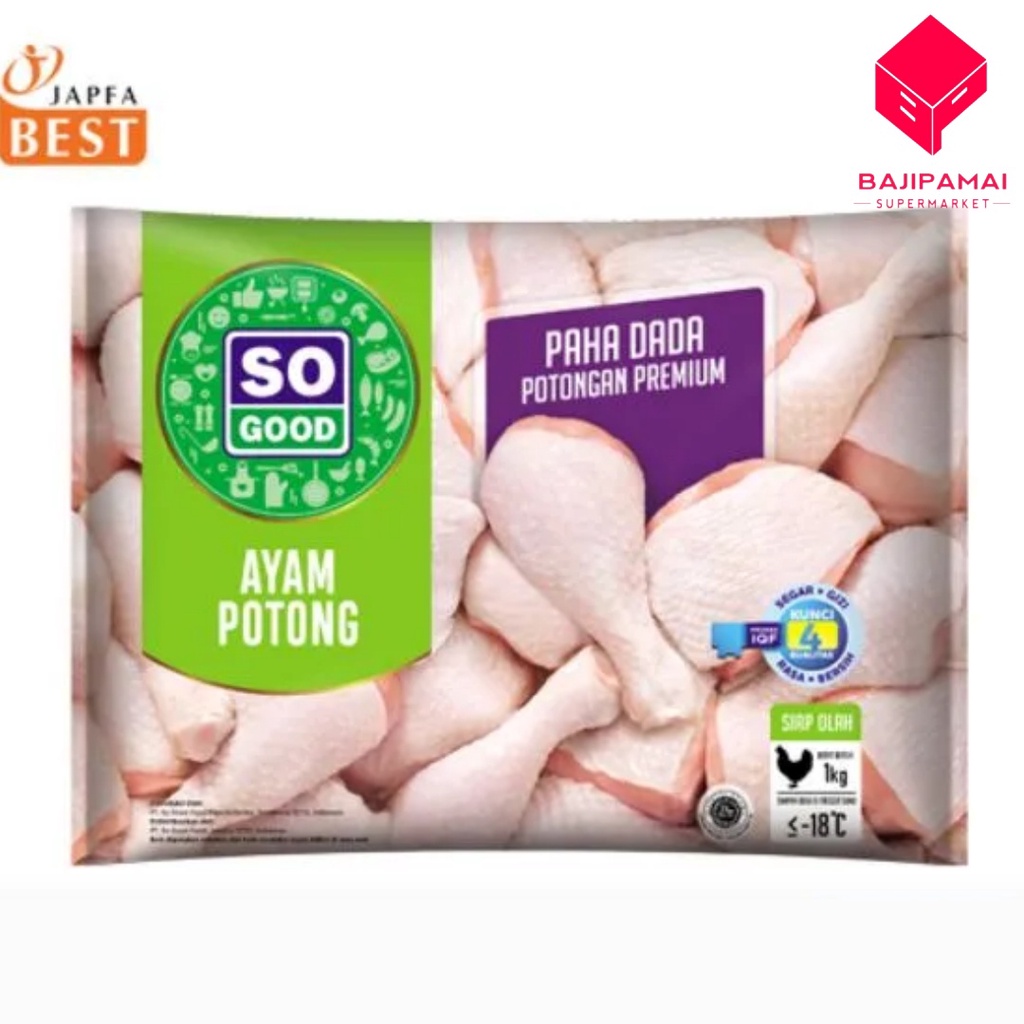 

SO GOOD AYAM POTONG PREMIUM 1 kg (HANYA UNTUK PENGIRIMAN GOJEK OR GRAB)