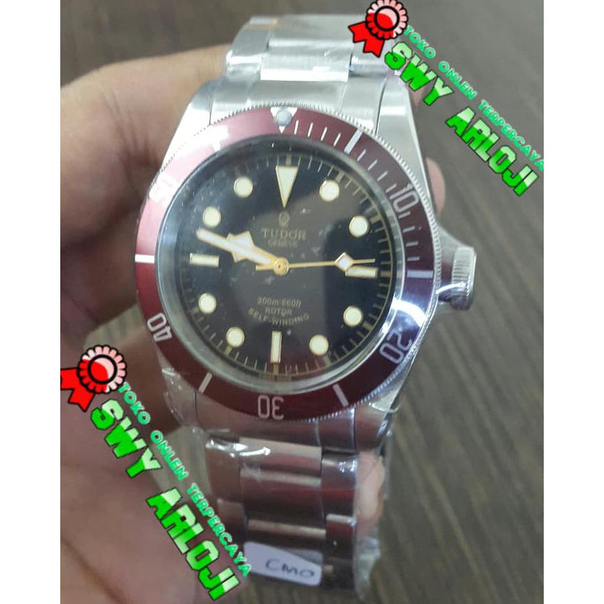 Super Sale Jam Tangan Pria Tudor Heritage Dial Black Super Grade AAA Ready Stock