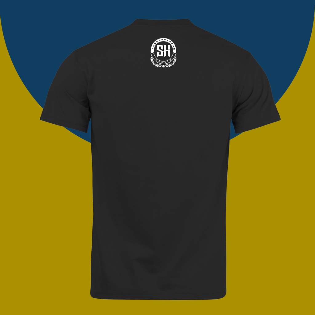 KAOS DISTRO Kaos PSHT Terate Fight Zone YB Shoulder - HITAM NAVY Kualitas super SM_001