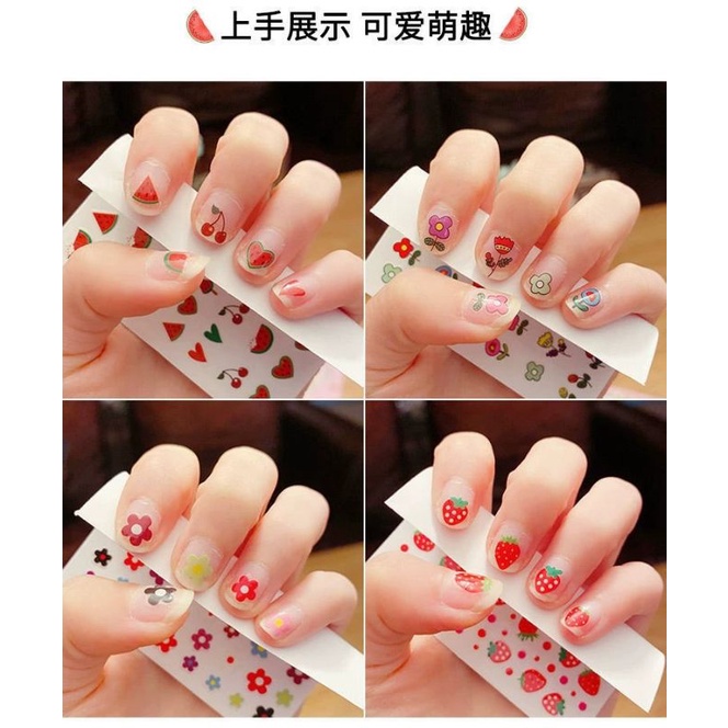 Stiker kuku anak nail decoration nail art hiasan kuku anak sticker kuku anak