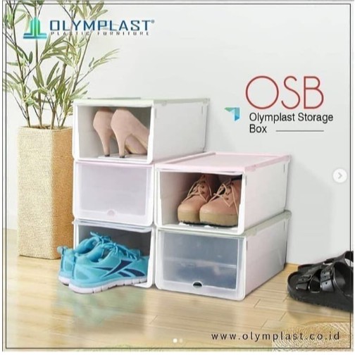 Storage Box Kotak Penyimpanan Sepatu Sendal OSB - Olymplast