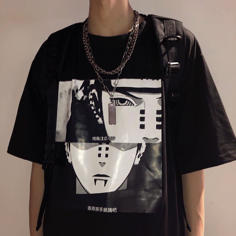 Oversized Akatsuki Pain Streetwear Tshirt Manga