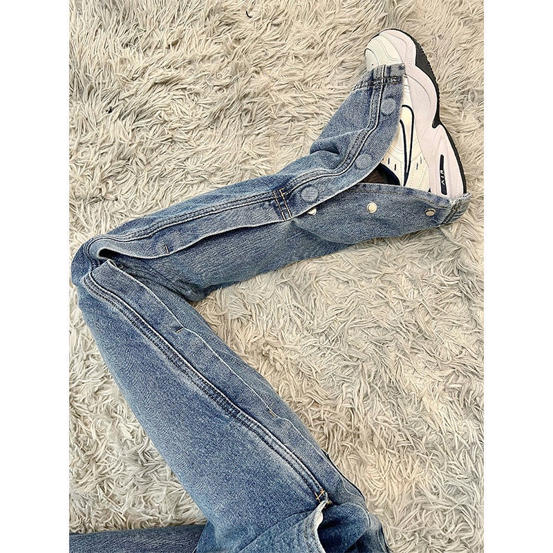 celana jeans pinggang tinggi