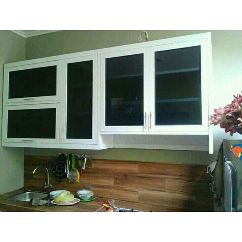 PROMO KITCHEN SET murah aluminium / KITCHEN SET ALUMINIUM minimalis modern (CUSTUM) / berikut pasang