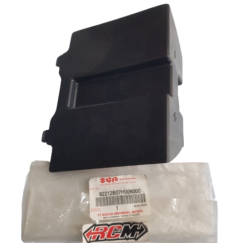 92212B07H00N000 COVER BATTERY TUTUP TOLKIT BODI AKI ACCU SMASH 110 SHOGUN 125 ORI ORIGINAL SUZUKI SGP ASLI