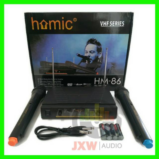 MIC HOMIC HM 86 / MICROPHONE WIRELESS HOMIC HM-86 / MIC WIRELESS HOMIC HM86