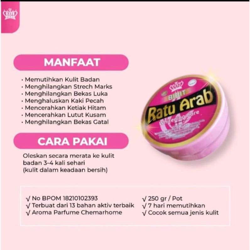 TERMURAH BIBIT RATU ARAB PEMUTIH ORIGINAL BISA BAYAR DI TEMPAT