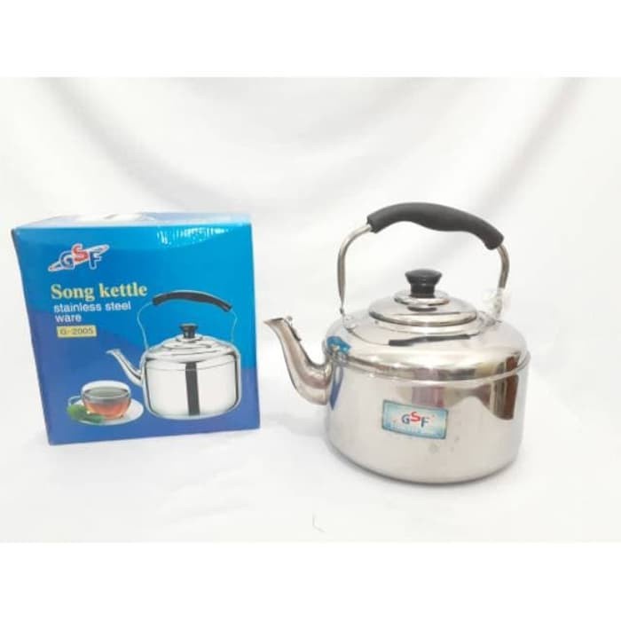 Teko Bunyi 2.5 Liter/Teko Pemanas Air /WHISTLING KETTLE FULL STAINLESS/ Teko siul 8025