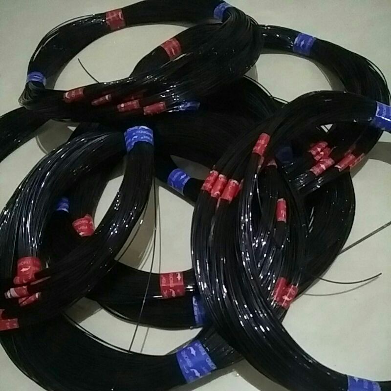 Benang senar No 30 atau kode 300 hitam buat list jaring dll