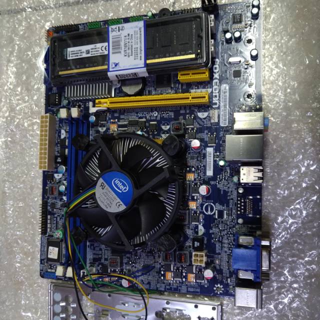 Paket mainboard lga 1155 H61 ddr3 prosesor gen 3 core I5 3470 ram 4gb plus fan