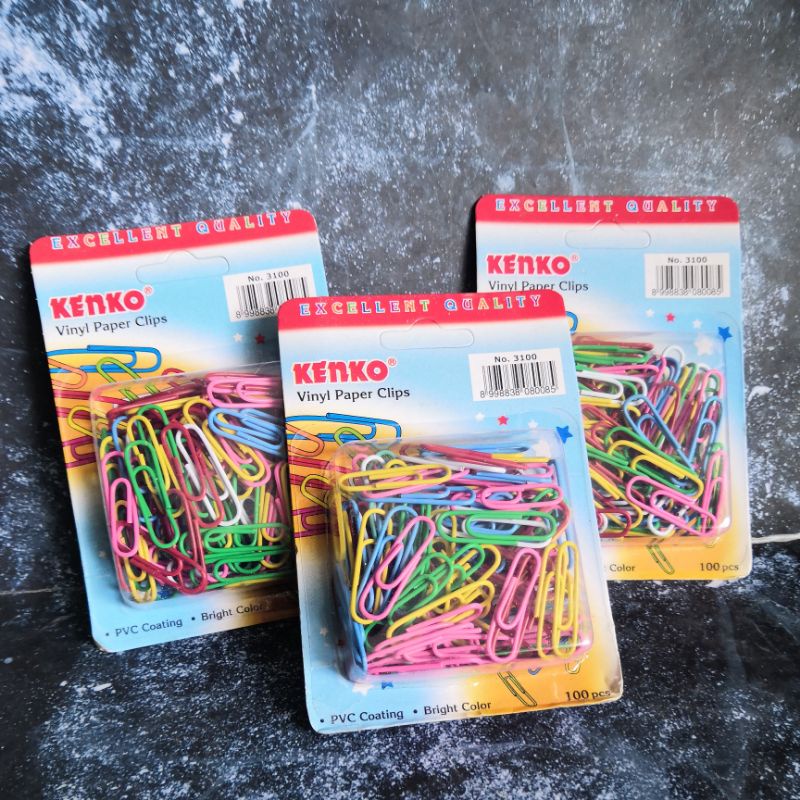 

JOYKO Vinyl Paper Clip C 3100 - Klip Kertas Warna - 1 Pack