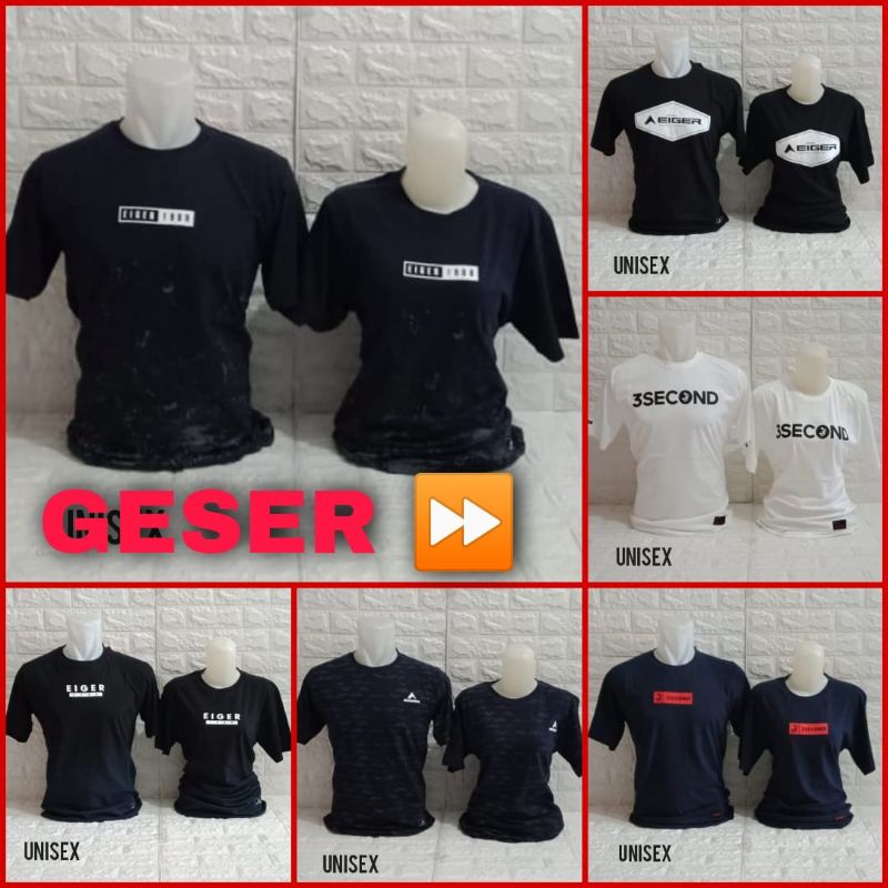 KAOS COUPLE 3SECOND KAOS 3SECOND COUPLE UNISEX KAOS 3SECOND COUPLE PASANGAN KAOS THREE SECOND COUPLE