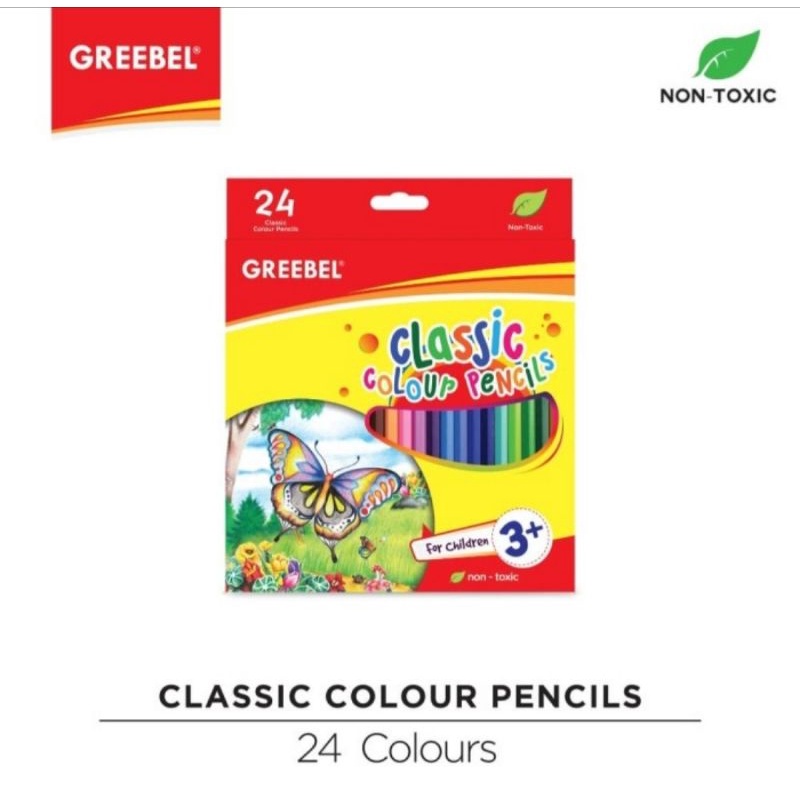 

GREEBEL 7024 CLASSIC COLOUR PENSIL 24 WARNA