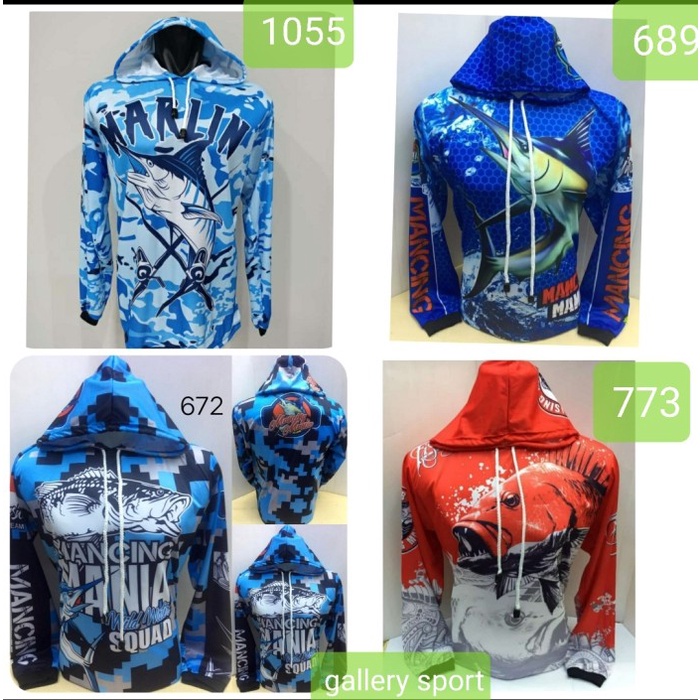 kaos jersey mancing bertopi -baju mancing bertopi 689