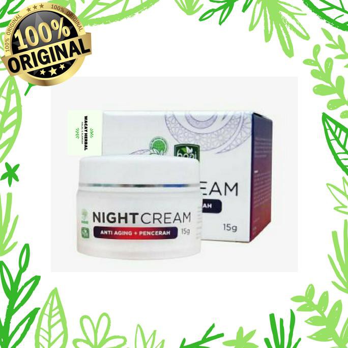 CREAM MALAM HNI HPAI | PERAWATAN WAJAH MALAM HARI | GROSIR