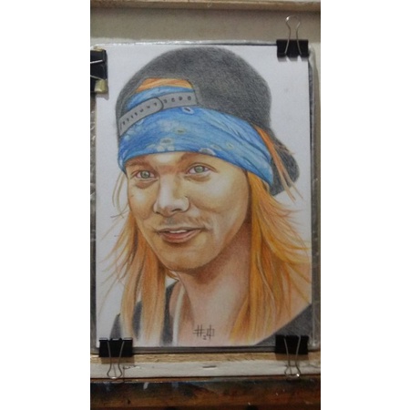 lukis wajah pensil warna