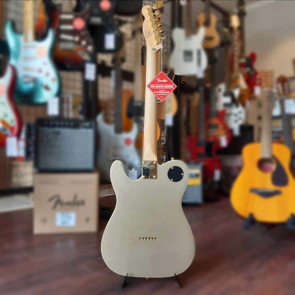 Squier John 5 Signature Telecaster Electric Guitar Frost Gold Shopee Indonesia