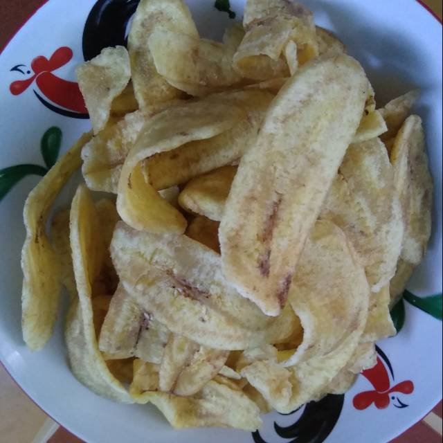 

Keripik pisang asin home made