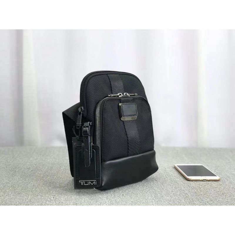 Tas Selempang Tumi Barksdale Alpha Bravo Black Crossbody Bag Mirror Quality