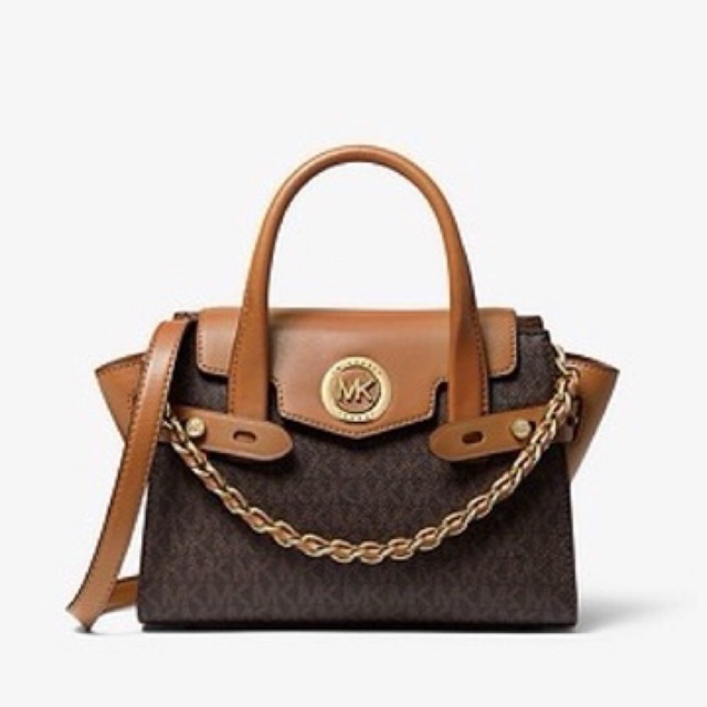 Michael Kors MK Carmen Extra small Logo Brown Acorn